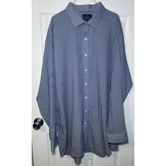 BUTTONED DOWN Men’s Long Sleeve Tailored Model Button Up Dress Shirt Size 64T - Picture 1 of 6